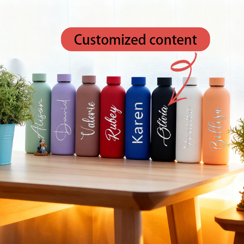 Name Sports Equipment - Custom Name Small Mouth Thermos Cup,