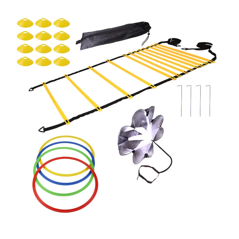 Agility Hurdle Set - Football Training Kit Agility Ladder Hurdle