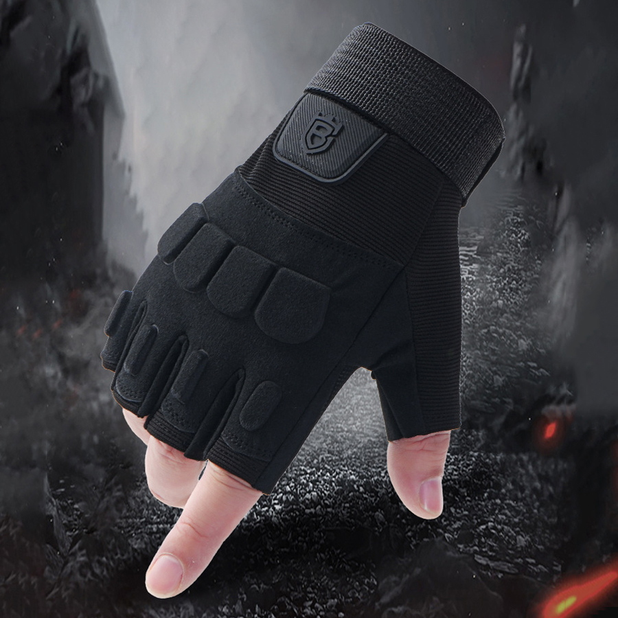 Name Sports Equipment - Hunting Training Gloves Half Finger Gloves