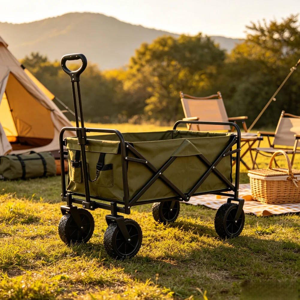 Sports Equipment Trolley - Replacement Folding Wagon Cart Wheels for