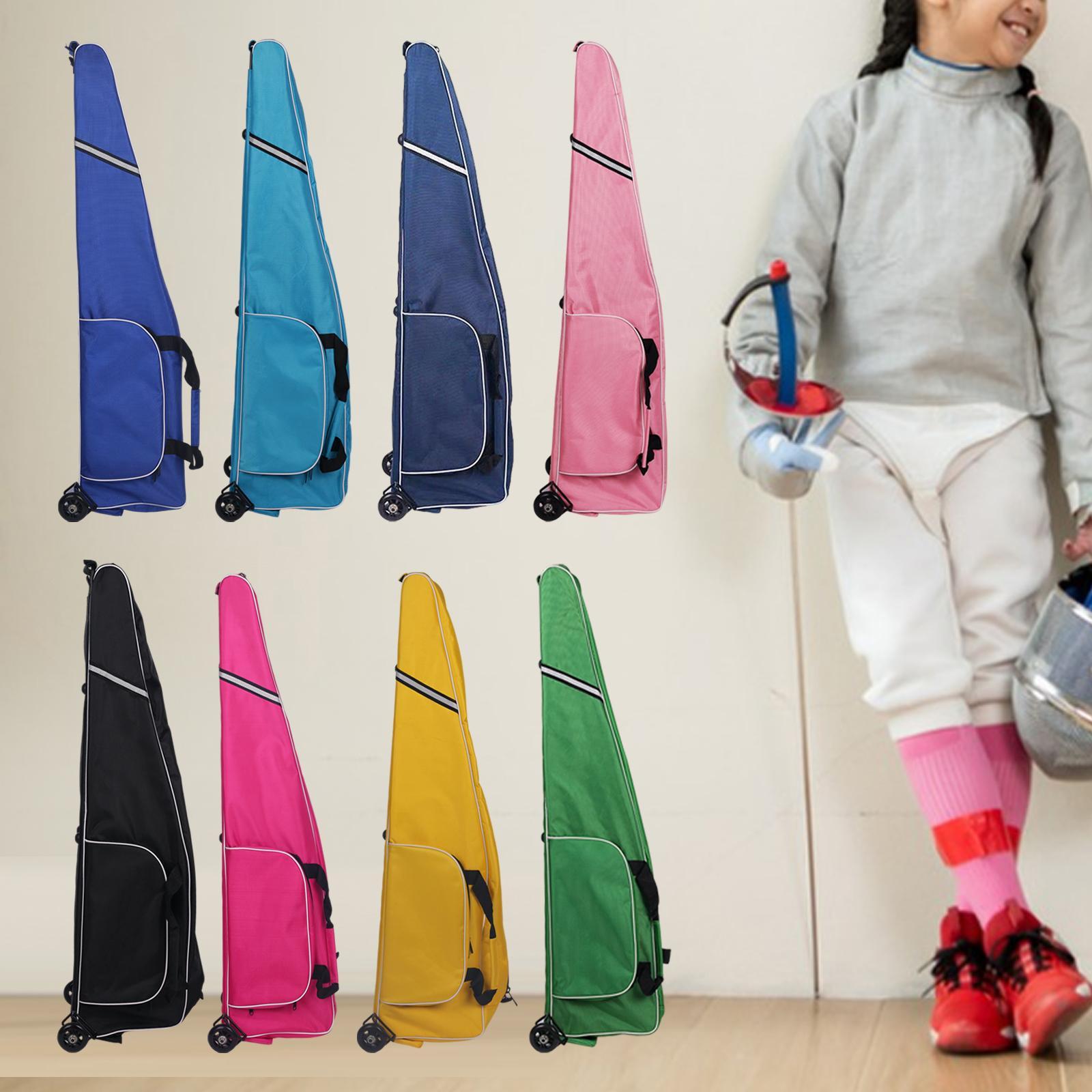 Sports Equipment Trolley - Large Roller Fencing Bag Trolley for