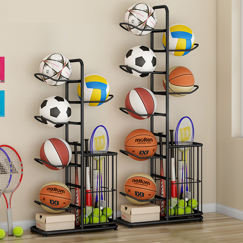 Sports Equipment Volleyball - Sports Ball Storage Rack Basketball Badminton