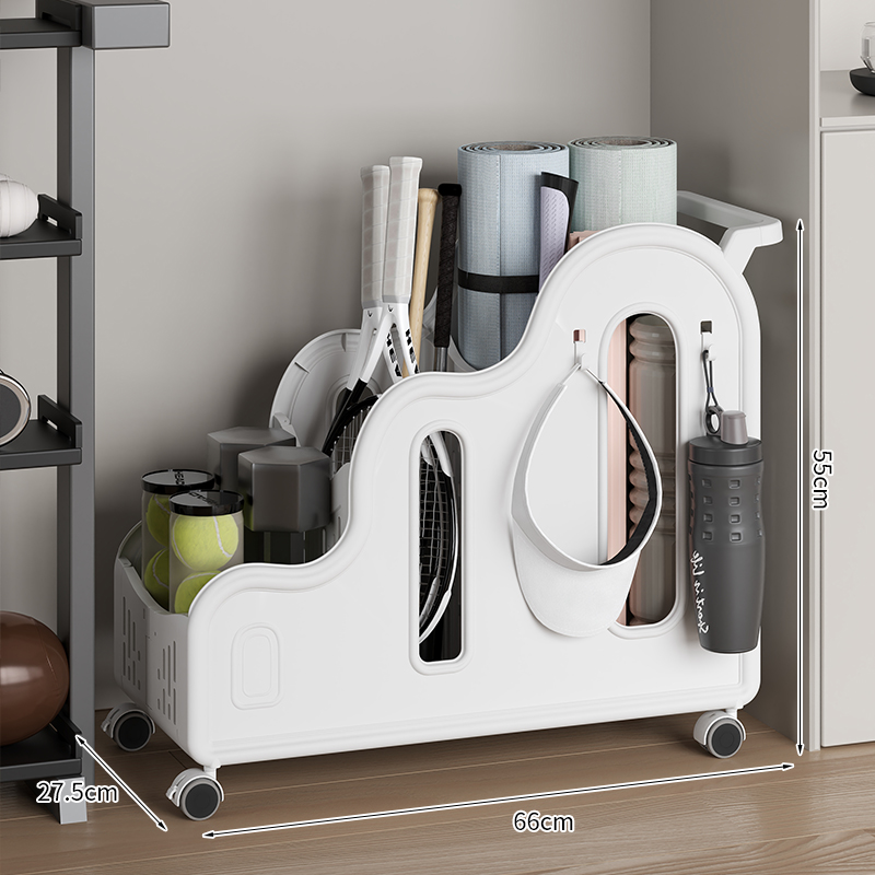 Storage rack Movable yoga mat  - Sports Equipment Trolley review and price