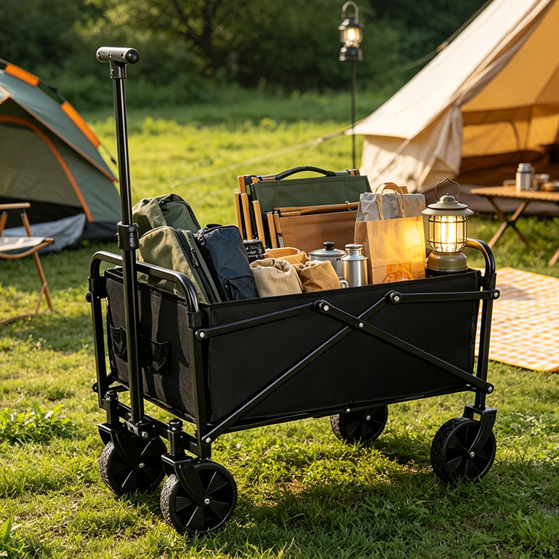 1PC Foldable Camping Wagon Car - Sports Equipment Trolley review and price