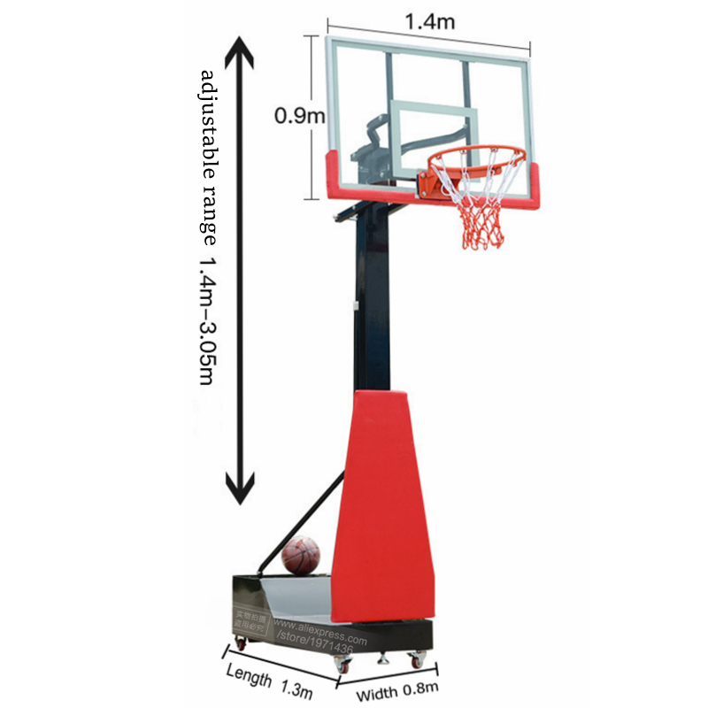 Height Adjustable Portable Mov - Sports Equipment In School review and price