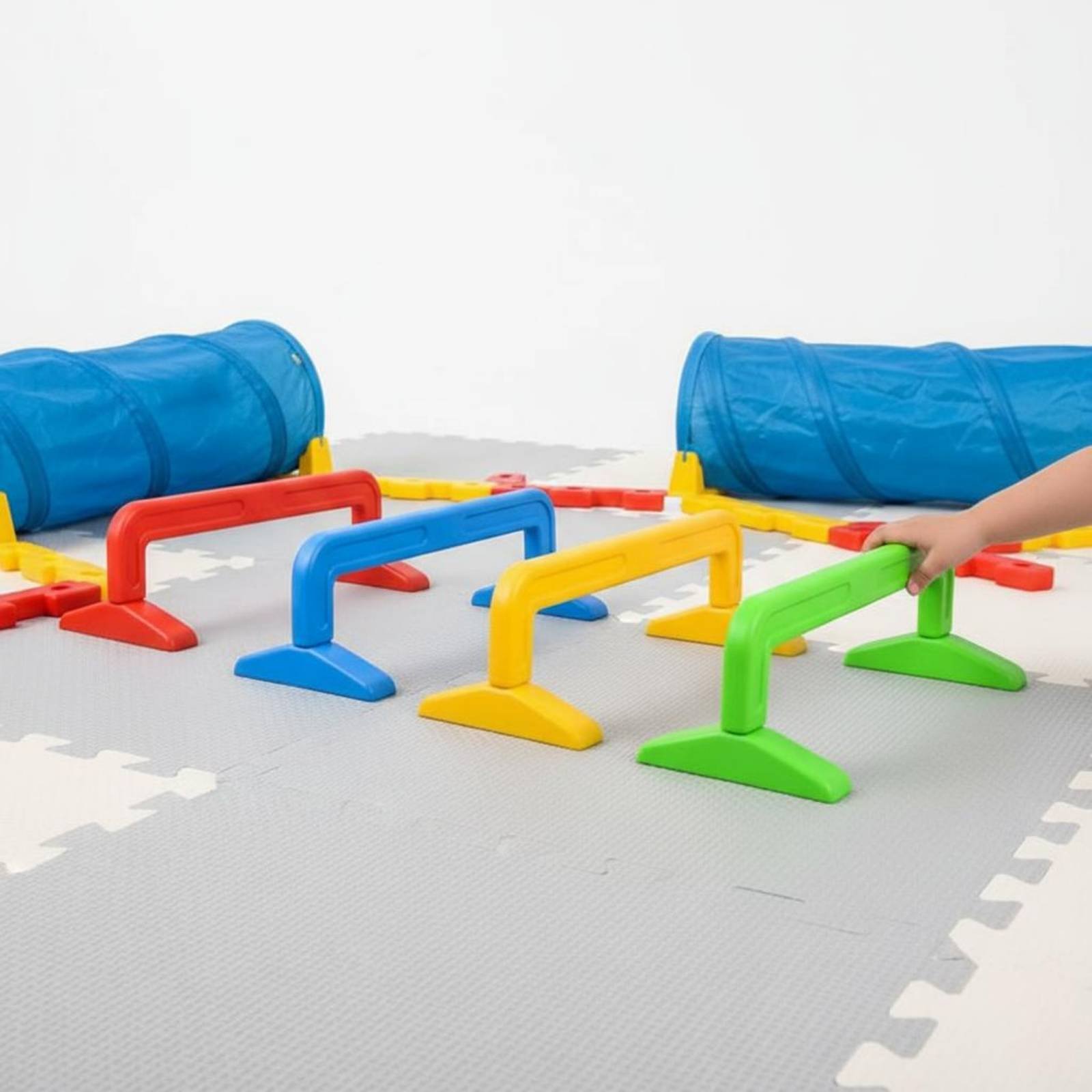 4 Pieces Crawl Tunnel Set Stur - Agility Hurdle Set review and price