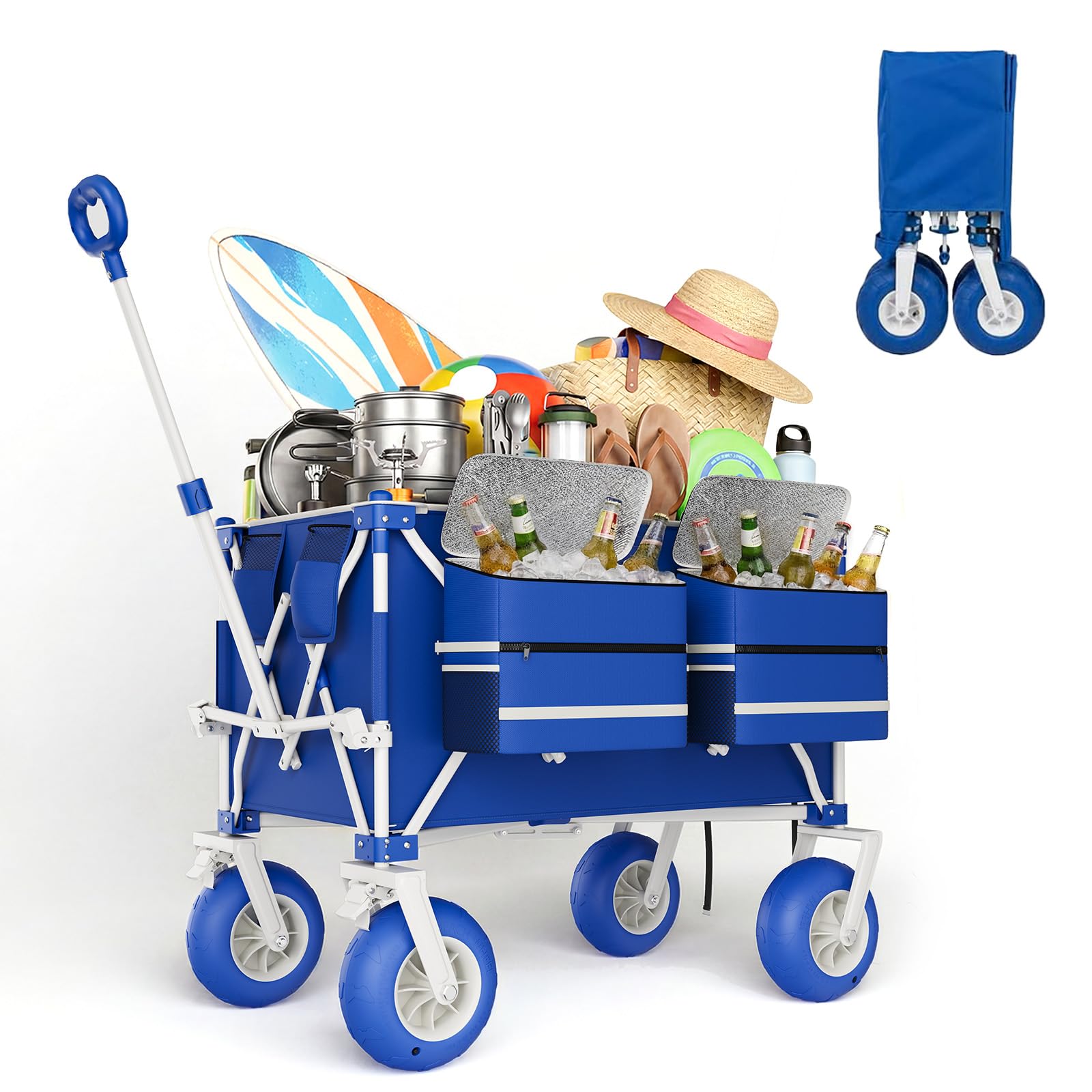 Heavy Duty Beach Wagon Cart 46 - Sports Equipment Trolley review and price