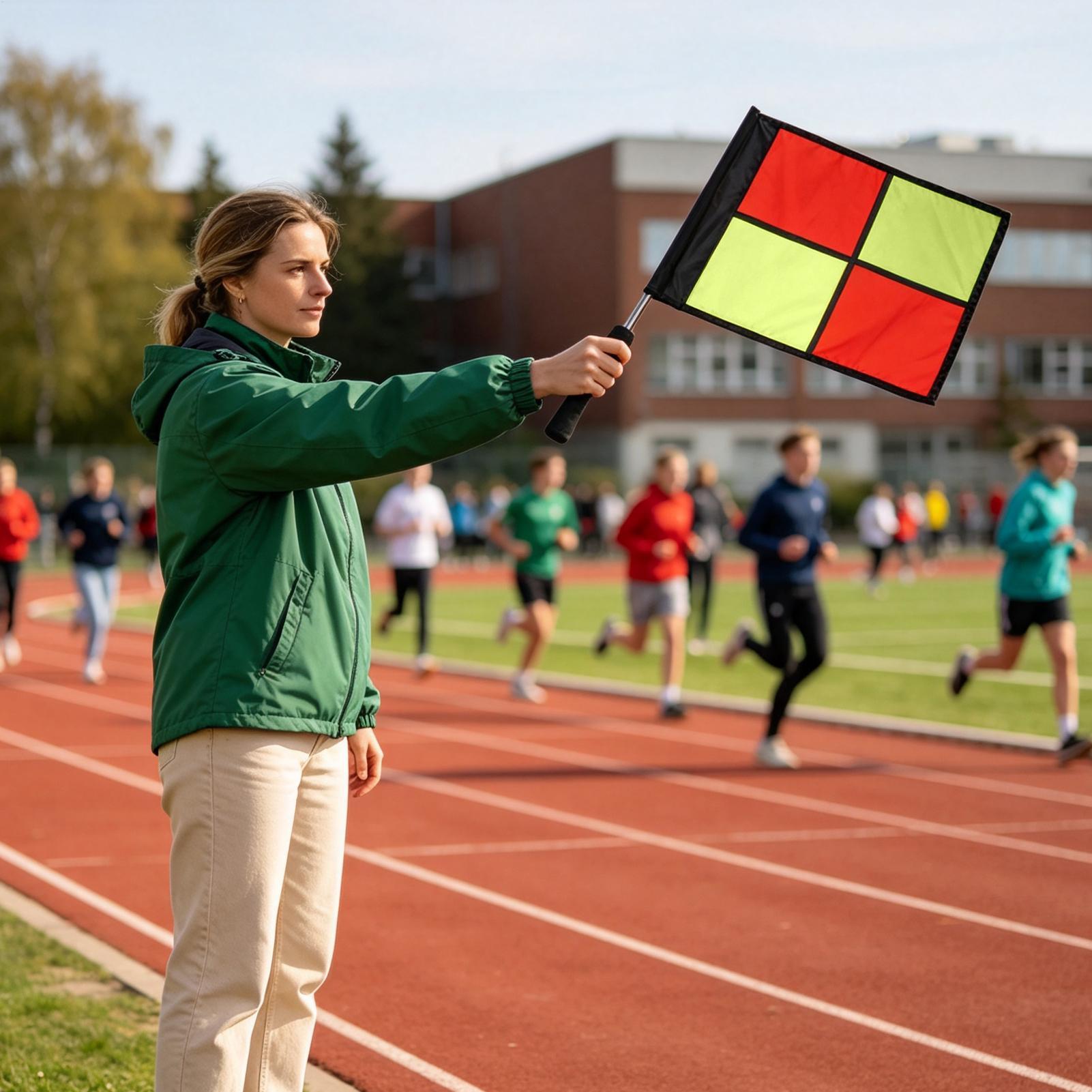Soccer Referee Flags 2-Piece H - Sports Equipment Volleyball review and price