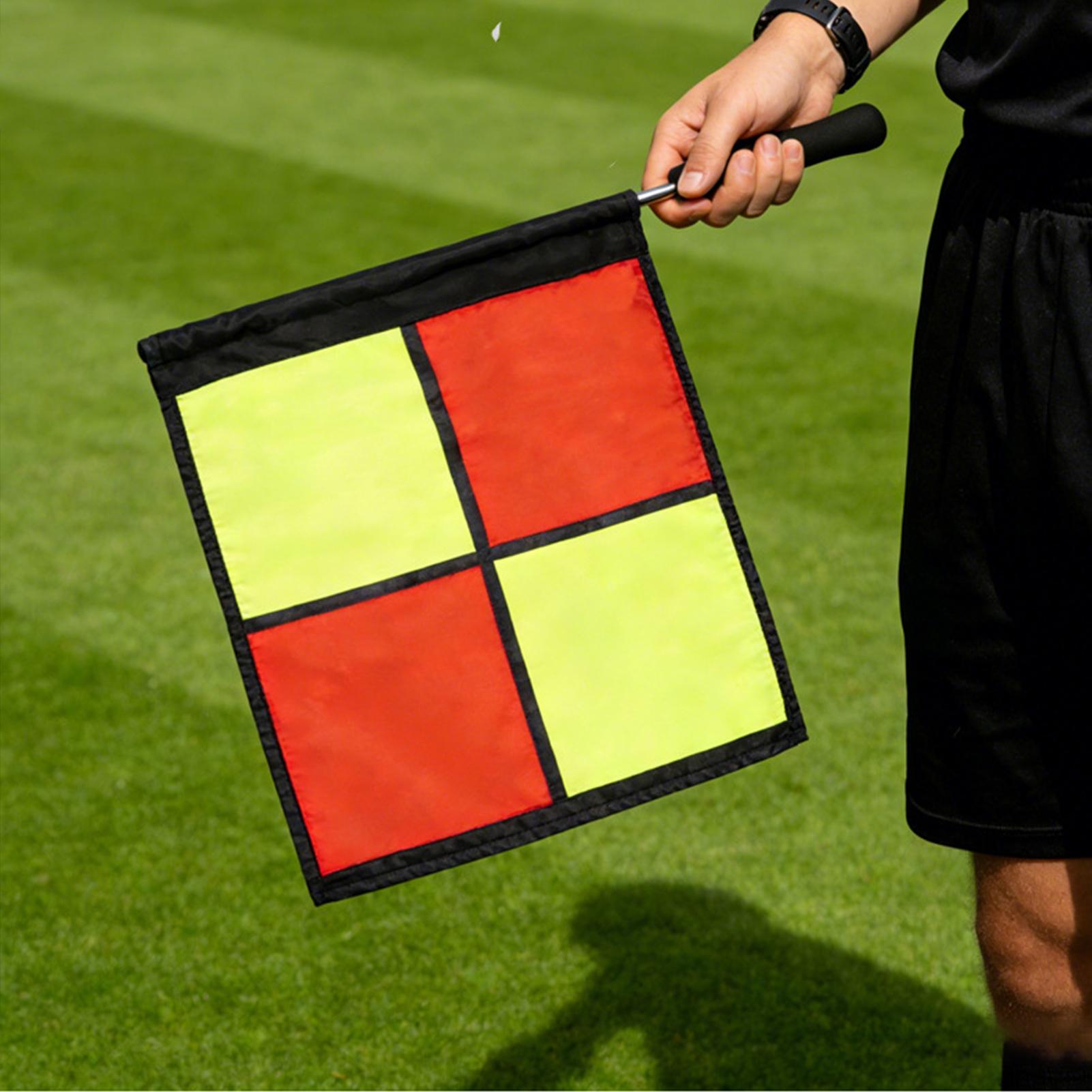 Soccer Referee Flags 2-Piece H - Sports Equipment Volleyball review and price