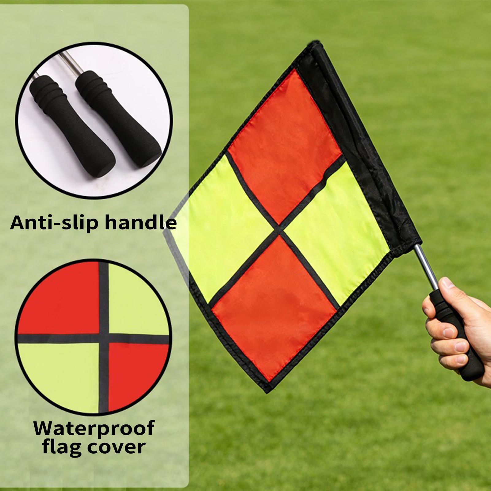 Soccer Referee Flags 2-Piece H - Sports Equipment Volleyball review and price