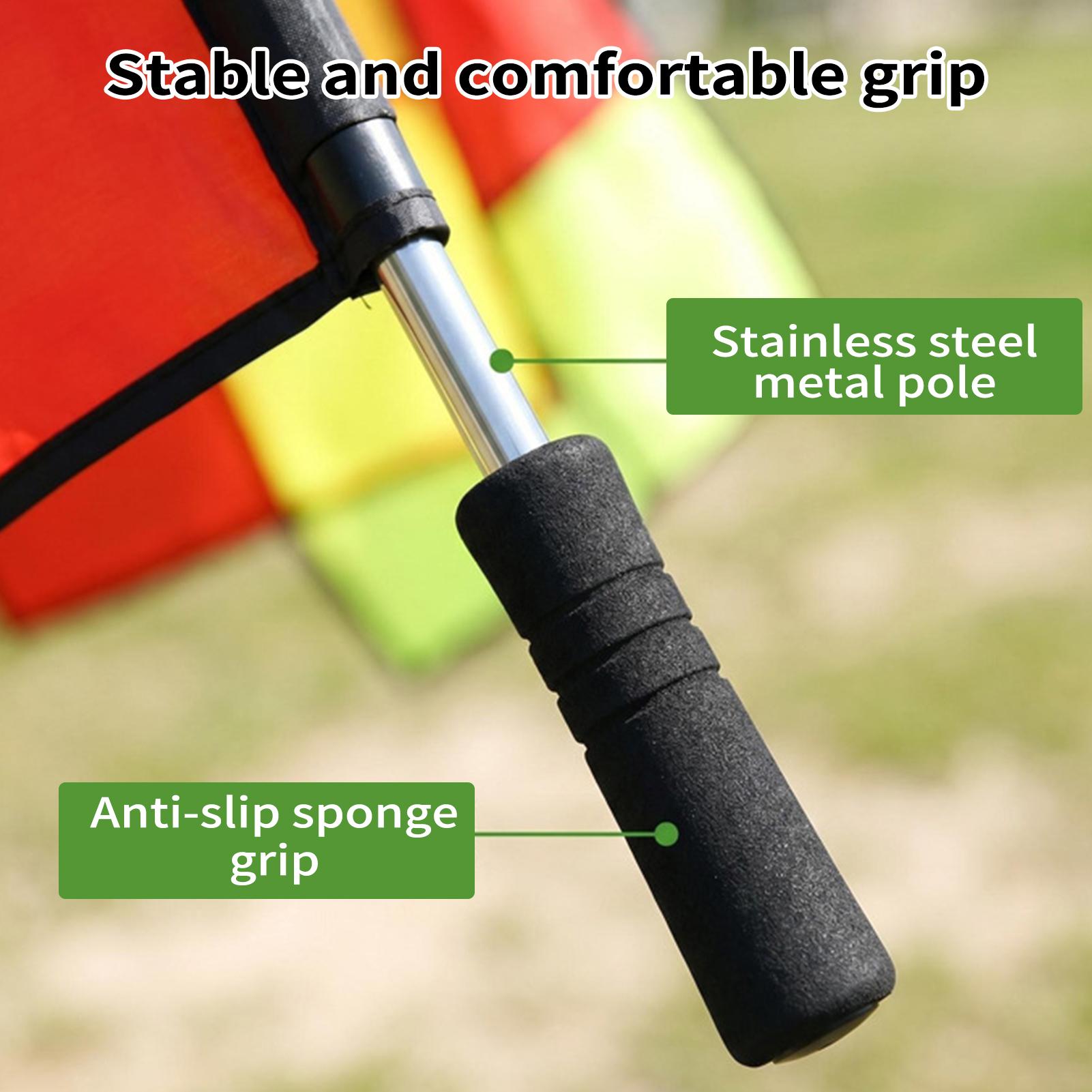 Soccer Referee Flags 2-Piece H - Sports Equipment Volleyball review and price