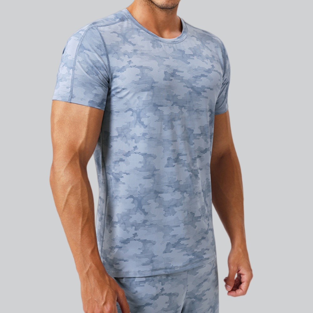 Men's Round Neck T-Shirt Sport - Sports Equipment Gym review and price