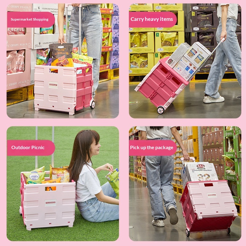 Portable Foldable Shopping Tro - Sports Equipment Trolley review and price