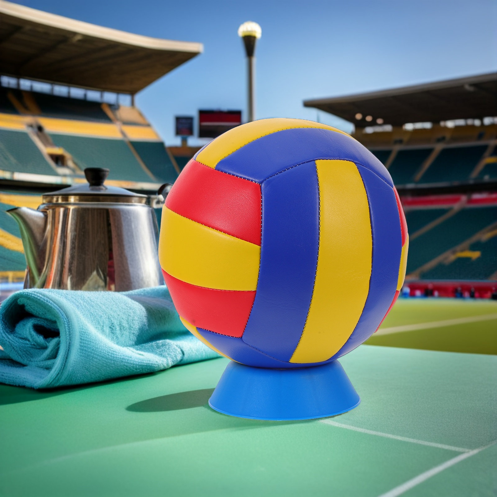 5Pcs Round Crystal Ball Stand  - Sports Equipment Volleyball review and price