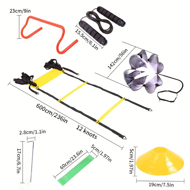 1 Set Speed Agility Training S - Agility Hurdle Set review and price