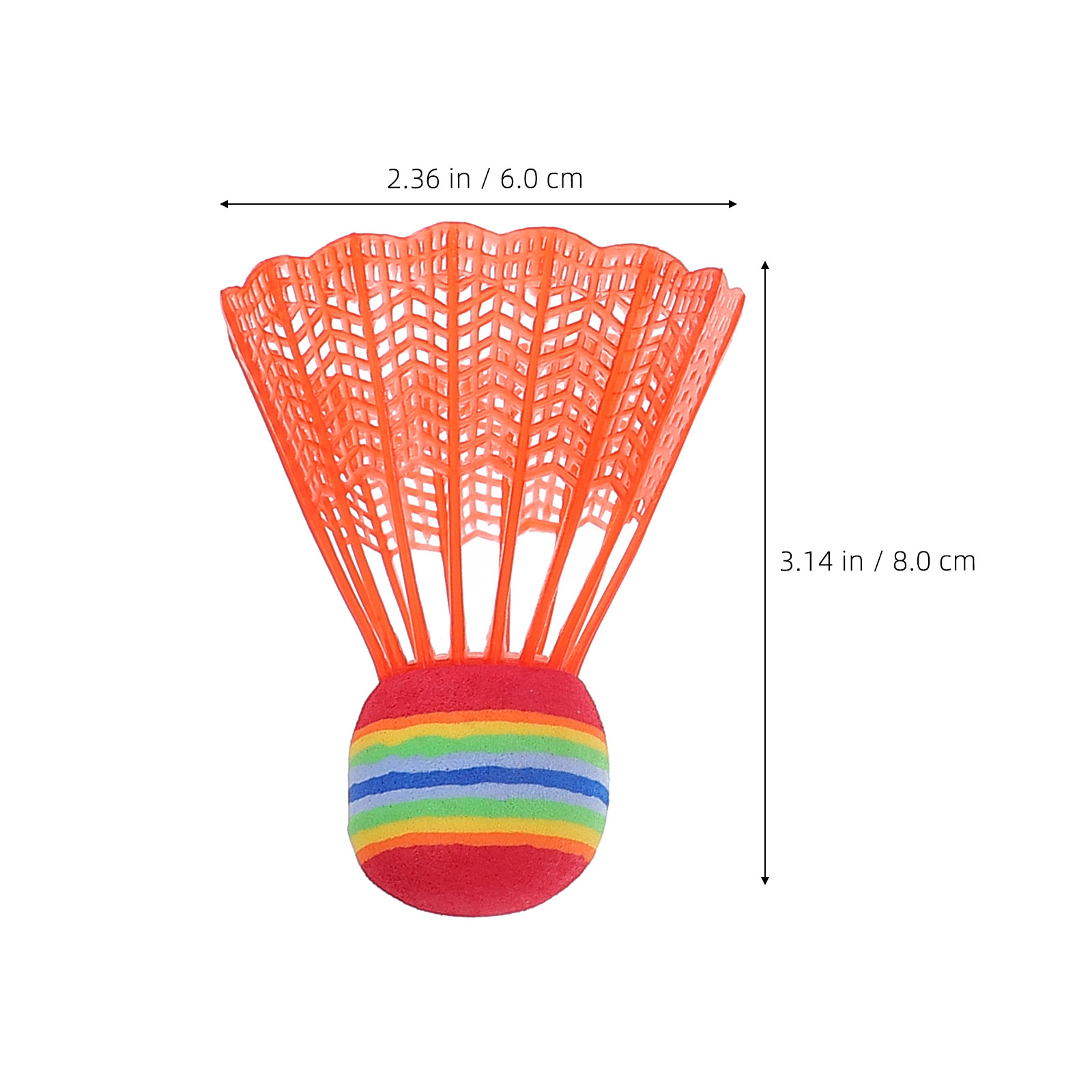 12Pcs Rainbow Badminton Shuttl - Sports Equipment Badminton review and price
