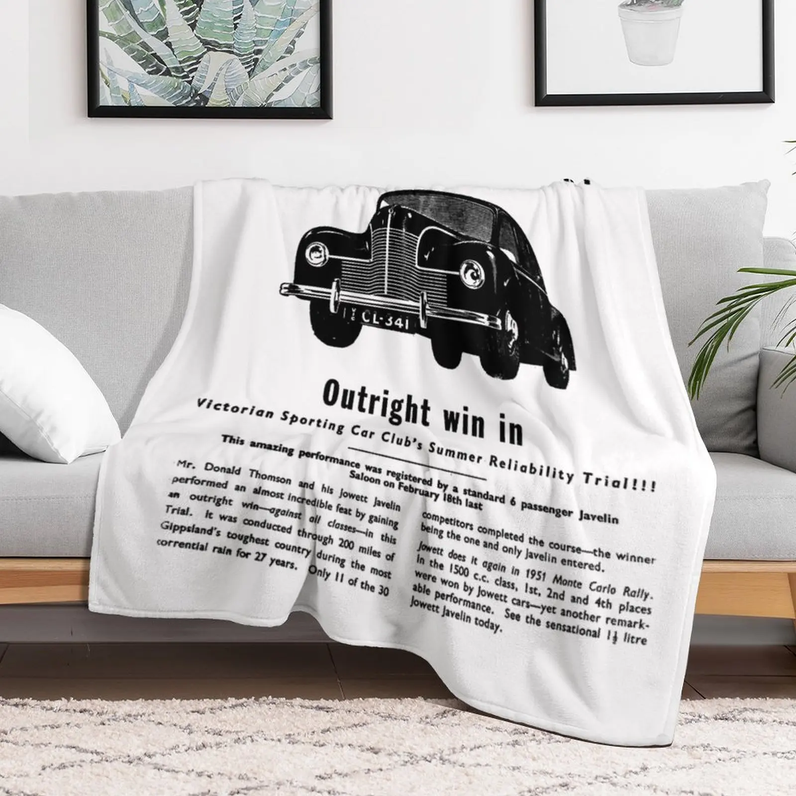 JOWETT JAVELIN Throw Blanket S - Javelin Throwing review and price