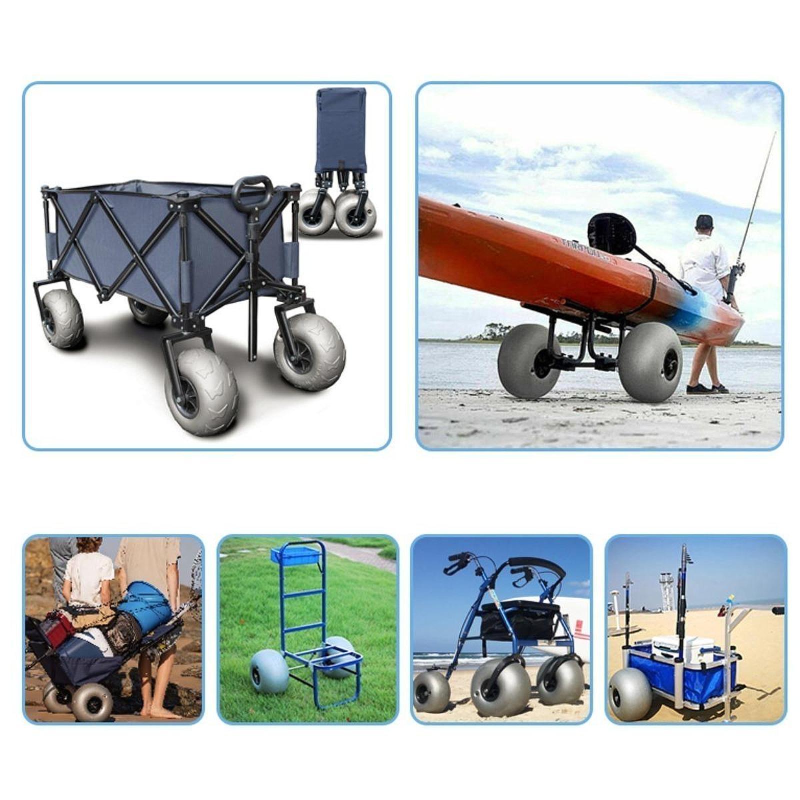 Beach Cart Sand Wheels 16 Inch - Sports Equipment Trolley review and price