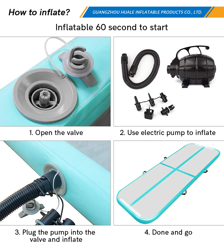 OEM Custom Inflatable Air Trac - Tumbling Air Track review and price