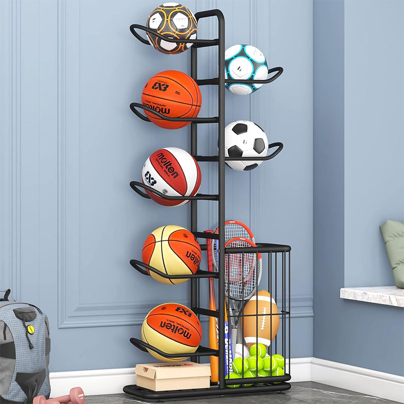 Sports Ball Storage Rack Baske - Sports Equipment Volleyball review and price