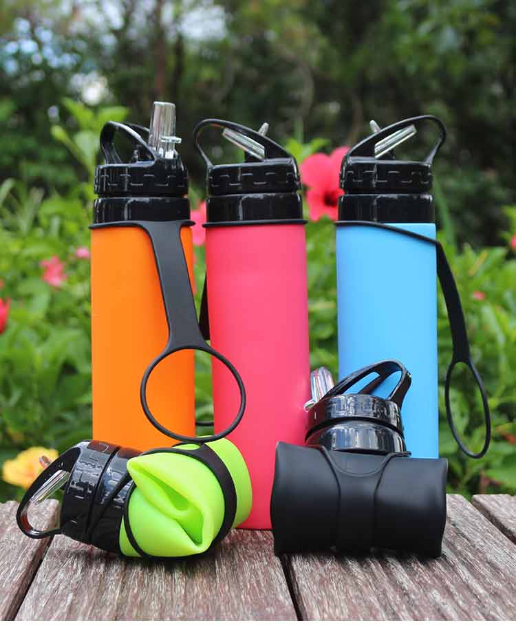 600ml   travel camping silicon - Sports Equipment In School review and price