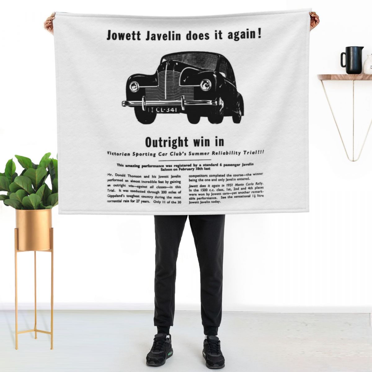 JOWETT JAVELIN Throw Blanket F - Javelin Throwing review and price